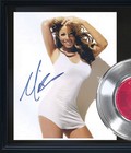 Mariah Carey  i Want For Christmas Is You  Framed Silver Repro Sign Rec Display