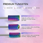 30pcs Nail Drill Bits Set With Holder Case  Professional 3 32  Diamond Ceramic C