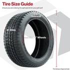  4  Gtw Fusion 19  Golf Cart Street Tires 205 30-14 Street course Tire 4-ply