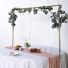 Gold 42  Tall Adjustable Over The Table Rod Stand Metal Arch Wedding Decorations