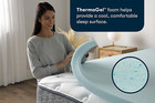 Serta Thermagel Cooling  Pressure-relieving Memory Foam Mattress Topper  2 Inch 