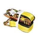 2 In  X 27 Ft  Heavy-duty Ratchet Tie-down Trailer Strap  10 000 Lbs  