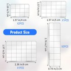 6pcs Acrylic Blocks For Stamping Set Clear Stamping Blocks Tools With Grid Lines