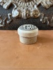 Boots Cash Chemists   -  Miniature Ironstone Printed Button Top Lid With Plain I