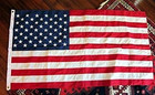   American Flag  Cotton  3  X 5   100  Made In Usa  Sewn Stripes  Embroirdered S