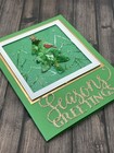 Stampin    Up Christmas Card Kit - Glistening Trees  Snowflakes  Cardinal  Glitter