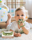 2 Pack Baby Teething Toys For 3-6 6-12 Months  Food Grade Silicone Teether Mitte