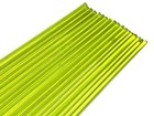 Effetre 5mm Lampwork Glass Rods Grass Green Light Streaky Transparent 104 Coe