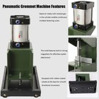 Pneumatic Buckle Punching Machine Eyelet Grommet Press Machine With Foot Switch