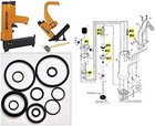 Pro-parts New O-ring Maintenance Rebuild Kits For Bostitch Hardwood Floor Nailer
