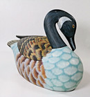 1988 Canadian Goose Hand Painted Wood Decoy Signed 1 Of 10 15  Wide 10  Tall