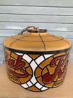 1960 s Kodak Table wall hanging Lamp Camera Film Vintage Faux Stain Glass   read