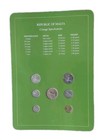 1986 Malta Unc Year Set Of 7 Coins Of All Nations Card Stamp 89 Lot World Europe