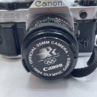 Vtg Canon Ae-1 Program Camera- 50mm Lens  200 Mm Macro Lens  Flash Untested
