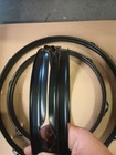 Set Of 10 12 And 16 Inch Satin Black Drum Hoops