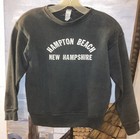 Vintage Souvenir Sweatshirt 60s Hampton Beach New Hampshire Huskee Knitwear Xs