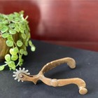 Vintage Western Cowboy Spur  Brass Or Bronze Spur  Antique Horse Riding Gear