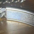 Vintage  Sterling Silver     Heavy Chain Bracelet 8 Inch Antique  46 Grams 