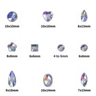 1000 Pcs Crystal Ab Colorful Jewels Gems For Crafts  Flatback Rhinestones For   