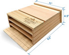 Bat House Outdoor Bat Habitat  Natural Cedar Wood  3 Chamber