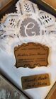 Vintage Bobbin Lace House Belgium Wedding bridal Handkerchief  Monogram C  Nib 