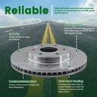 Front Rear Brake Disc Rotors And Ceramic Pads Kit For 2013-2025 Nissan Altima