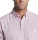 Lot Of 2 Weatherproof Vintage Men s Short Sleeve Linen Woven Shirts Nwt Size L