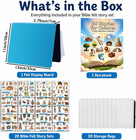 20 Pack Bible Felt Board Story Sets With Story Book  Precut Flannel Board Pieces