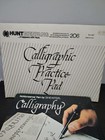 Vintage Calligraphy Set  Nononsense Pen By Sheaffer W practice Pad   India Ink