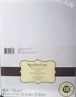 Recollections Signature Cardstock Paper 8 1 2 x11  100 Sheets White Gold Shimmer