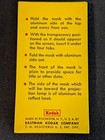 Vintage Kodak Masks For Glass Slides 2 X 2 Inch  5 1 X 5 1 Cm  B355 24 X 36mm