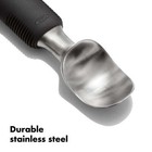 Softworks Curved Head Solid Stainless Steel Ice Cream Scoop