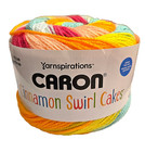 Caron Cinnamon Swirl Cakes Yarn- Lollipop- New  colors Like Sherbert  Destash
