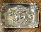 Arthur Court Kentucky Derby Equestrian Horses Fleur De Lis Tray