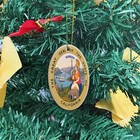 United States California State Flag Christmas Ornament City Travel Souvenir