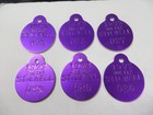 Vtg 1973 Lot Dog Tag License Tax Registration Consecutive Numbers Stilwell  Ok