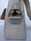 Vintage Sears Courier By Samsonite Beige Marbled Vinyl Travel Bag