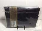 Black Photo Album Book New Sealed Plastic Hardcover Holds 48 Photos 4    By 6   