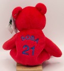 Salvino s Bamm Beano s Mlb Sosa  21 Red Plush Beanie Bear New