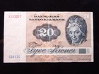 Danmark 20 Kroner 1981 A8h3217 Prefix C0 Ot kb Denmarks Banknote Money