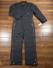 Dickies Premium Men s Size Medium Tall Mt Black Canvas Duck Insulated Coverall