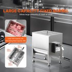 Manual Meat Mixer 20l Fixed Tank Mixing Max 30lb For Meat Sausage Mixer
