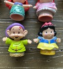 Lot  9  Little People Disney Princess Figures Cinderella Tiana Snow White Ariel