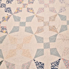  twin  Handmade  Vintage 72  X 81  Nine Patch Quilt Heavily Quilted 1941 Antique