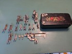 Large Lot Vintage Singer Sewing Machine Foot Attachments And Accessories W case