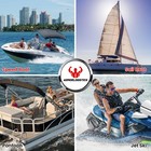 2-pack  2  X 48  Adjustable Boat Tie Down Straps To Trailer Transom Straps Black