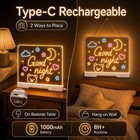16  Led Drawing Board For Kids  Rechargeable Light Up Drawing Board With 7 Color