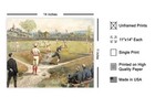 Vintage Baseball Poster - Baseball Game Print - Fine Art - Sports Art - Gift    