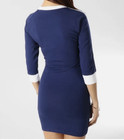 Adidas Originals 3-stripes Dress Women s Medium Blue White