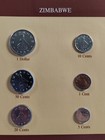 Zimbabwe Coin Sets Of All Nations   6 Uncirculated Coins   Stamp  
